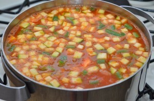 Итальянский овощной суп "Минестроне"