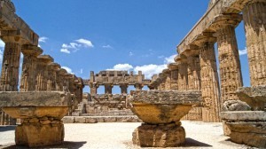 Греческие руины в городе Селинунт
